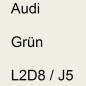 Preview: Audi, Grün, L2D8 / J5.